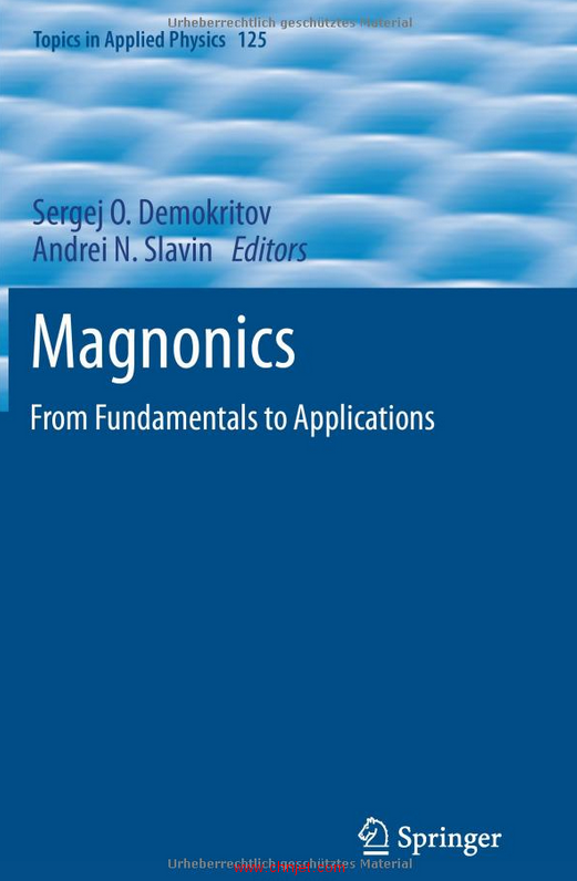 《Magnonics：From Fundamentals to Applications》