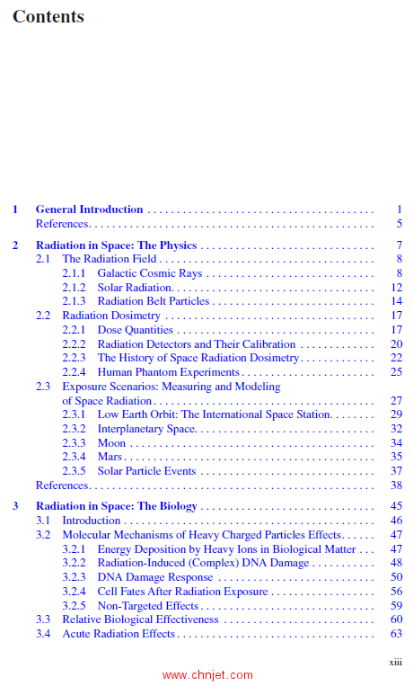 《Radiation in Space: Relevance and Risk for Human Missions》