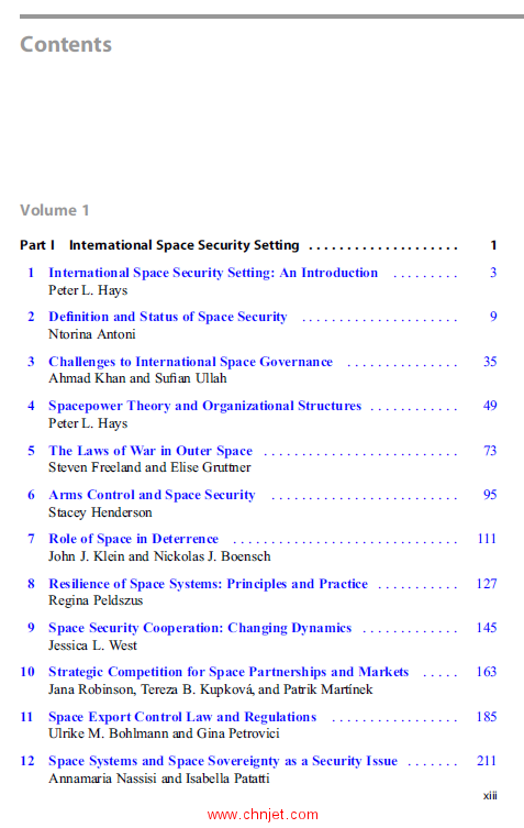 《Handbook of Space Security：Policies, Applications and Programs》第二版