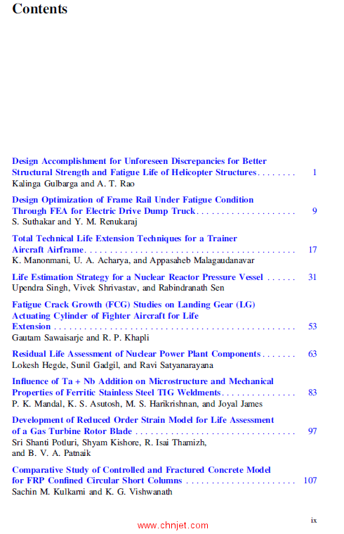 《Fatigue, Durability,and Fracture Mechanics：Proceedings of Fatigue Durability India 2019》