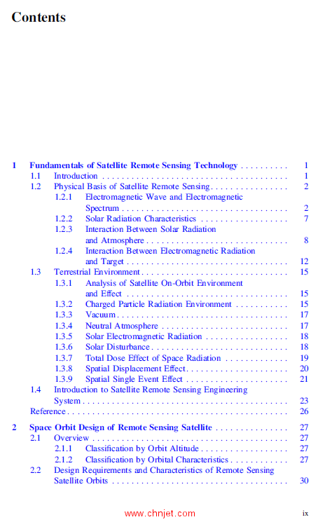 《Satellite Remote Sensing Technologies》