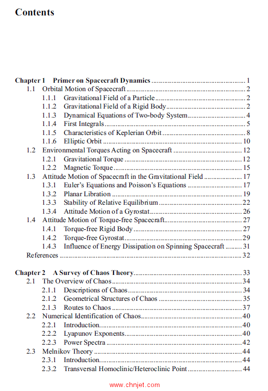 《Chaos in Attitude Dynamics of Spacecraft》