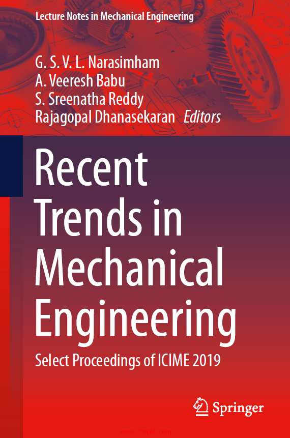 《Recent Trends in Mechanical Engineering：Select Proceedings of ICIME 2019》