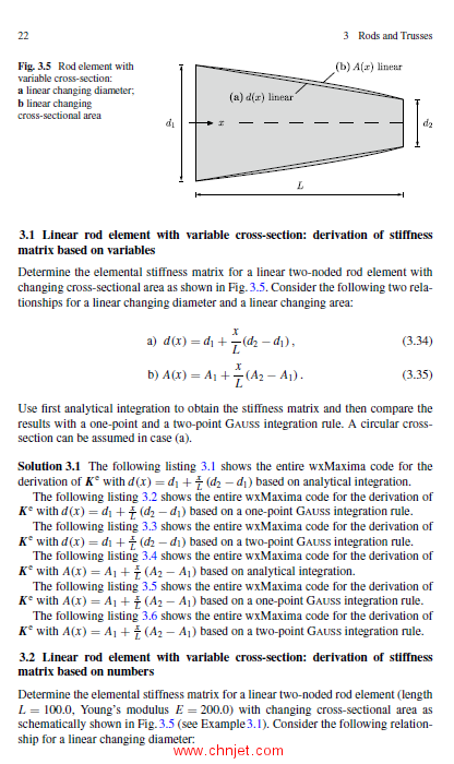 《Finite Elements Using Maxima：Theory and Routines for Rods and Beams》