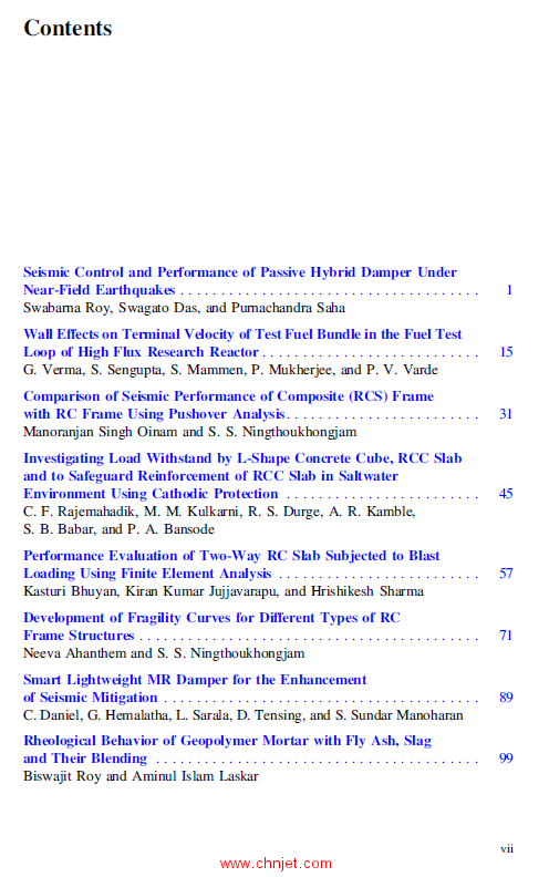 《Advances in Structural Technologies：Select Proceedings of CoAST 2019》