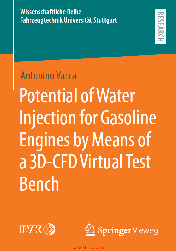 《Potential of Water Injection for Gasoline Engines by Means of a 3D-CFD Virtual Test Bench》