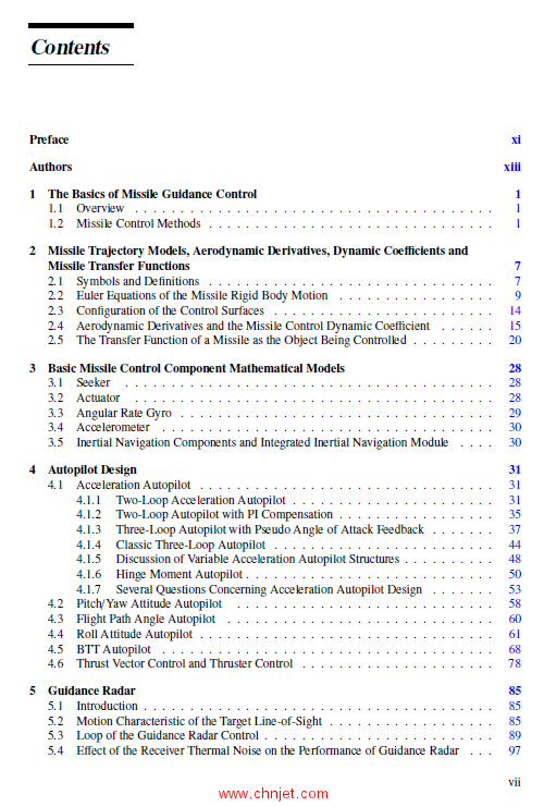 《Design of Guidance and Control Systems for Tactical Missiles》