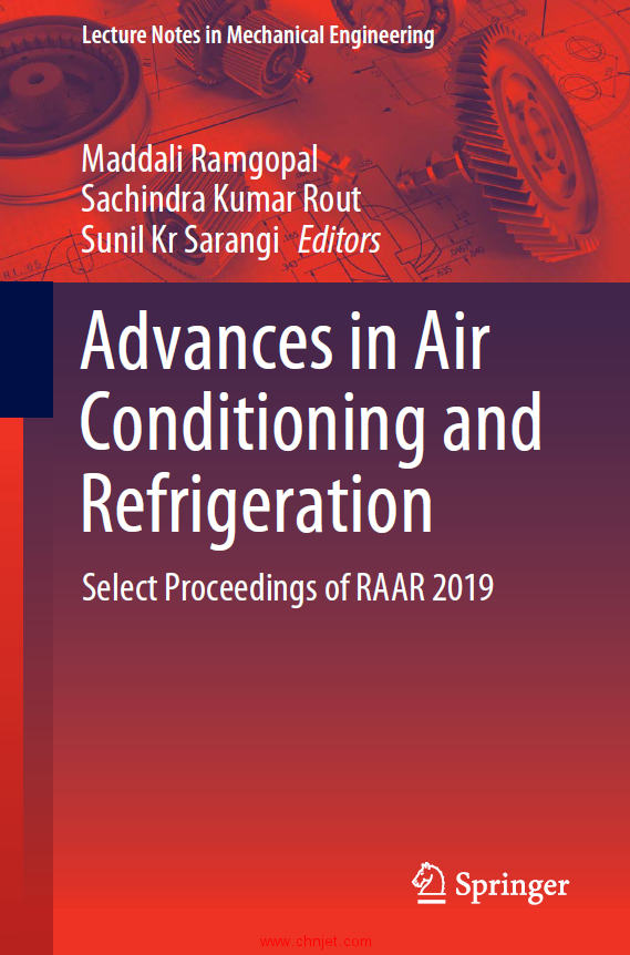 《Advances in Air Conditioning and Refrigeration：Select Proceedings of RAAR 2019》