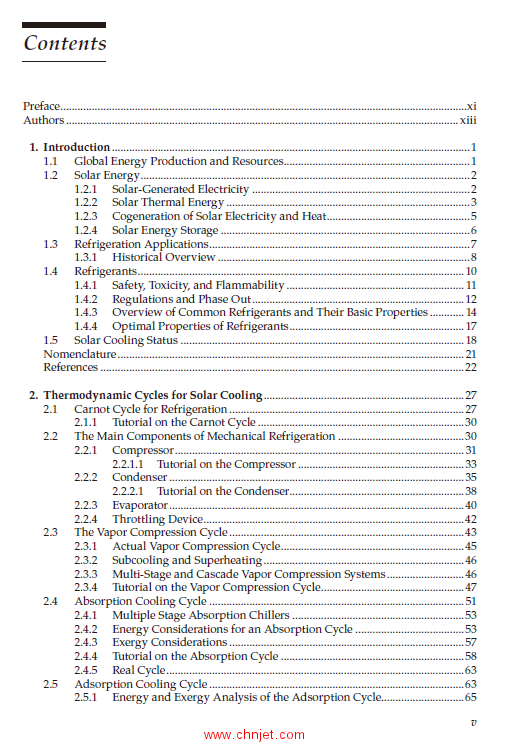 《Solar Cooling Technologies》