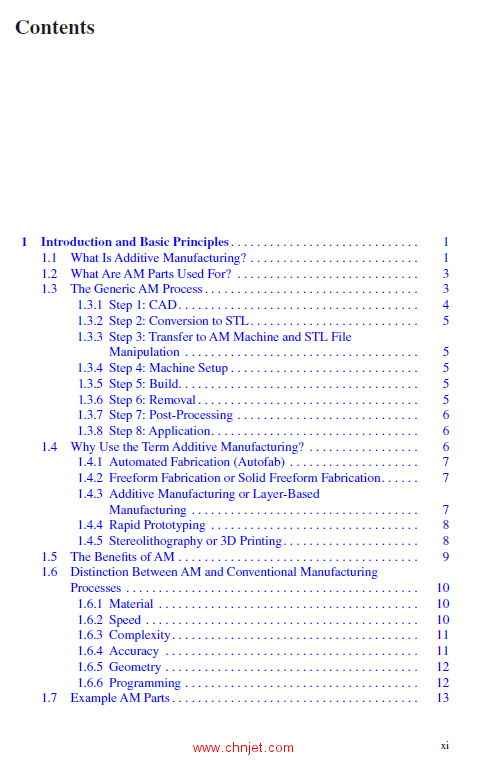 《Additive Manufacturing Technologies》第三版