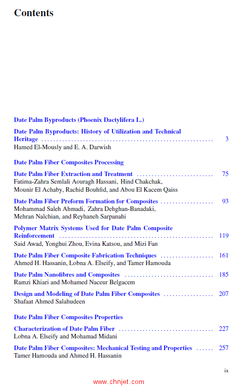 《Date Palm Fiber Composites：Processing, Properties and Applications》