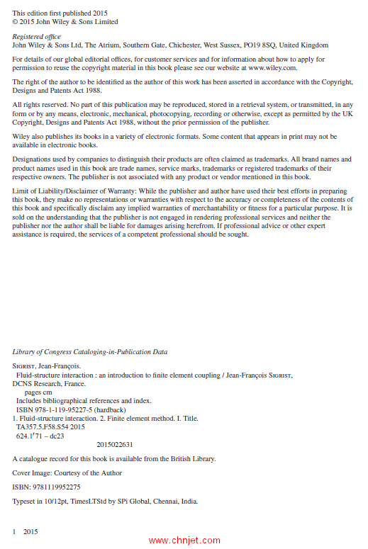 《Fluid-structure interaction : an introduction to finite element coupling》