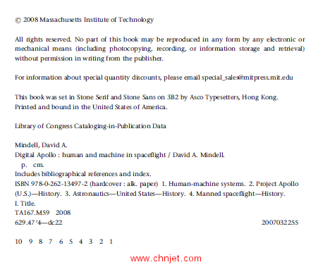 《Digital Apollo:Human and Machine in Spaceflight》