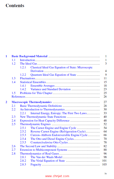 《Statistical Thermodynamics for Pure and Applied Sciences：Statistical Thermodynamics》