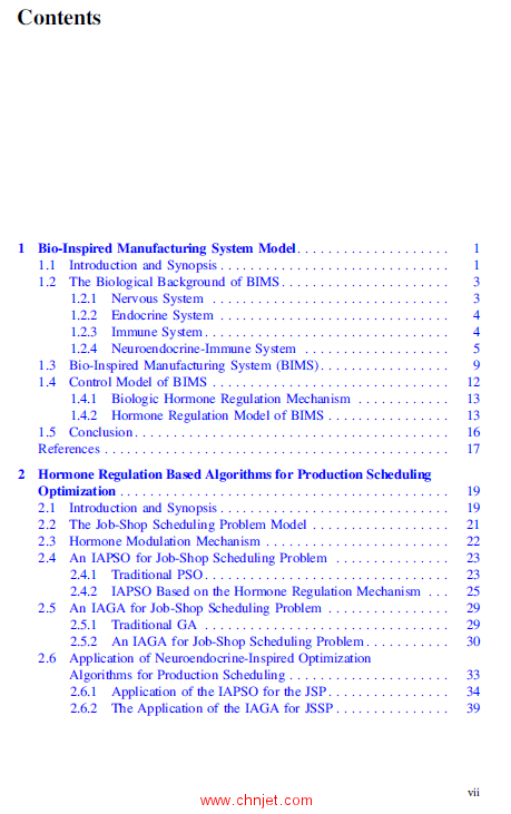 《Adaptive Control of Bio-Inspired Manufacturing Systems》