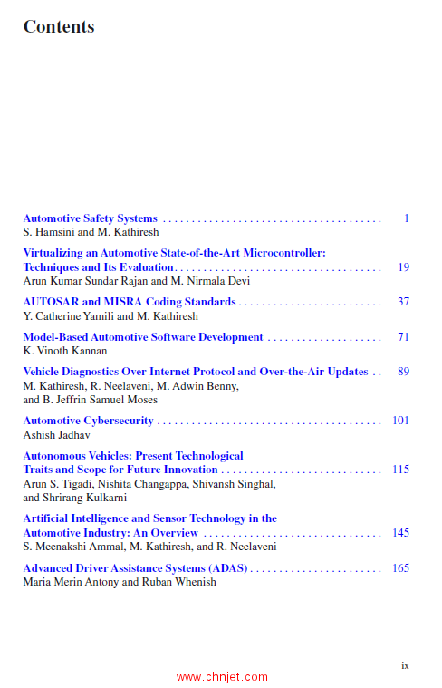 《Automotive Embedded Systems：Key Technologies, Innovations,and Applications》