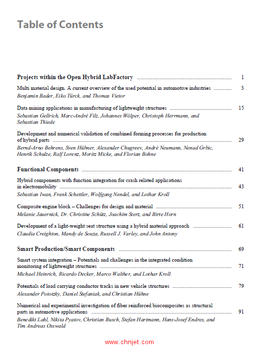 《Technologies for economical and functional lightweight design：Conference proceedings 2018》