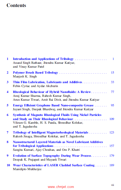 《Tribology in Materials and Applications》