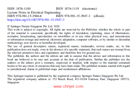 《Proceedings of the 6th China High Resolution Earth Observation Conference (CHREOC 2019)》