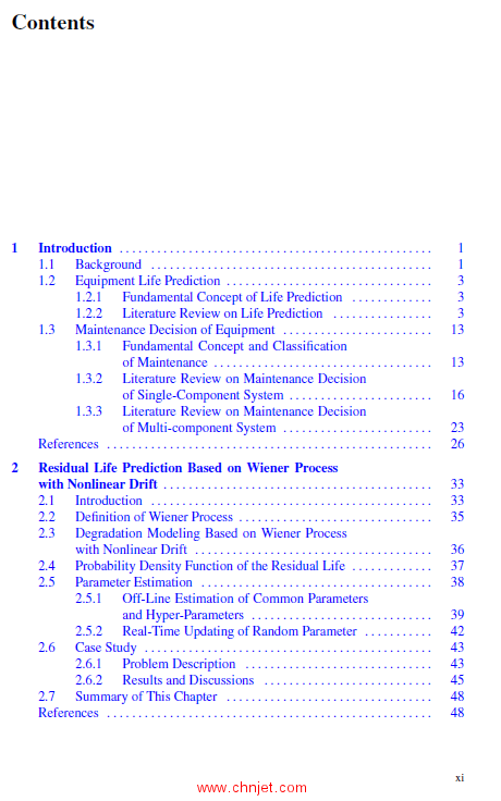 《Residual Life Prediction and Optimal Maintenance Decision for a Piece of Equipment》