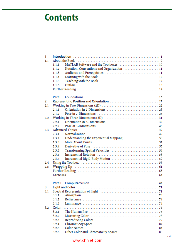 《Robotic Vision：Fundamental Algorithms in MATLAB®》