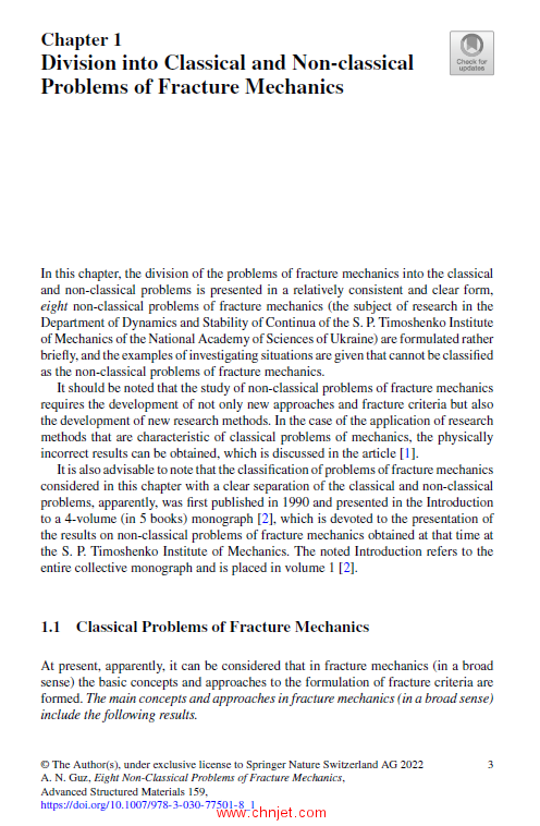 《Eight Non-Classical Problems of Fracture Mechanics》