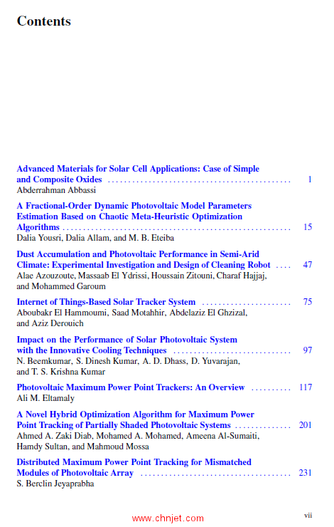 《Advanced Technologies for Solar Photovoltaics Energy Systems》