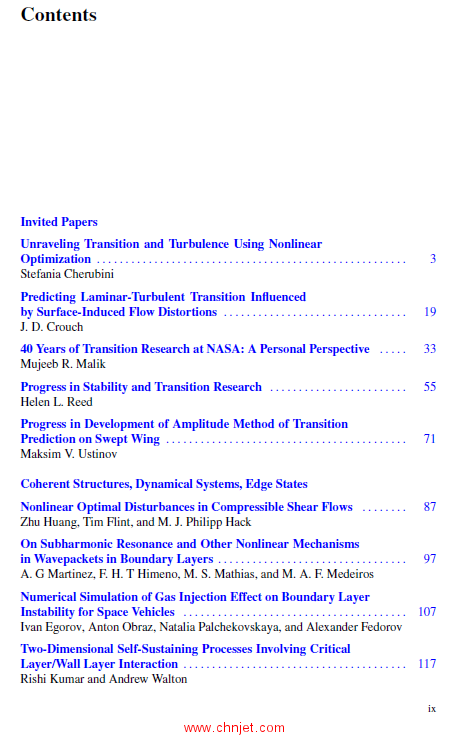 《IUTAM Laminar-Turbulent Transition：9th IUTAM Symposium, London, UK,September 2–6, 2019》