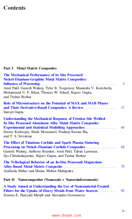 《Metal-Matrix Composites：Advances in Analysis, Measurement,and Observations》