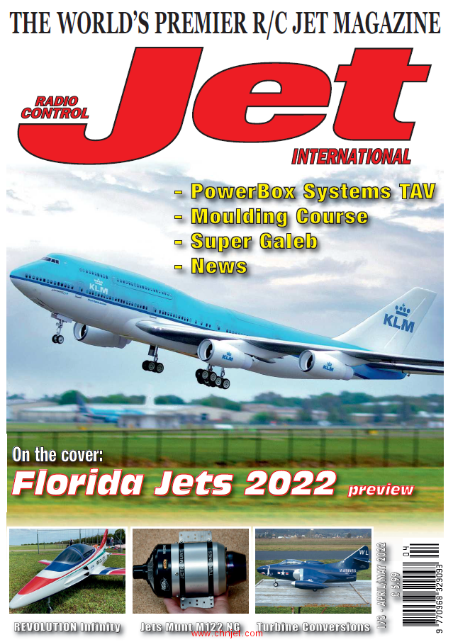 涡喷杂志《Radio Control Jet International》2022年4月-5月刊