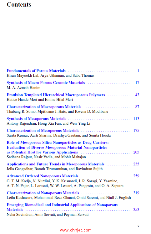 《Advanced Functional Porous Materials：From Macro to Nano Scale Lengths》