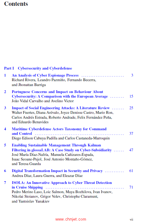 《Developments and Advances in Defense and Security：Proceedings of MICRADS 2021》