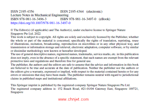 《Advances in Thermofluids and Renewable Energy：Select Proceedings of TFRE 2020》