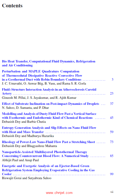 《Advances in Thermofluids and Renewable Energy：Select Proceedings of TFRE 2020》