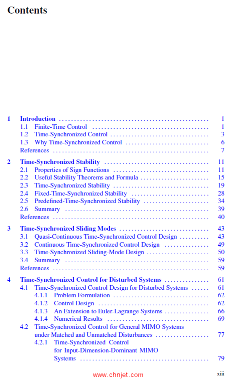 《Time-Synchronized Control:Analysis and Design》