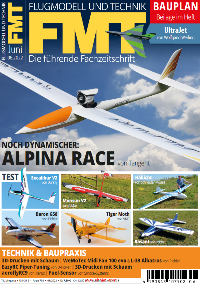 《Flugmodell und Technik (FMT)》2022年6月