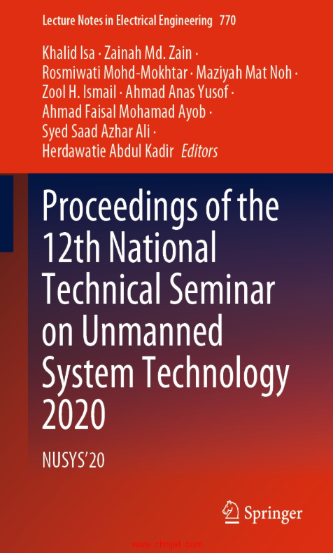 《Proceedings of the 12th National Technical Seminar on Unmanned System Technology 2020：NUSYS’20》 ...