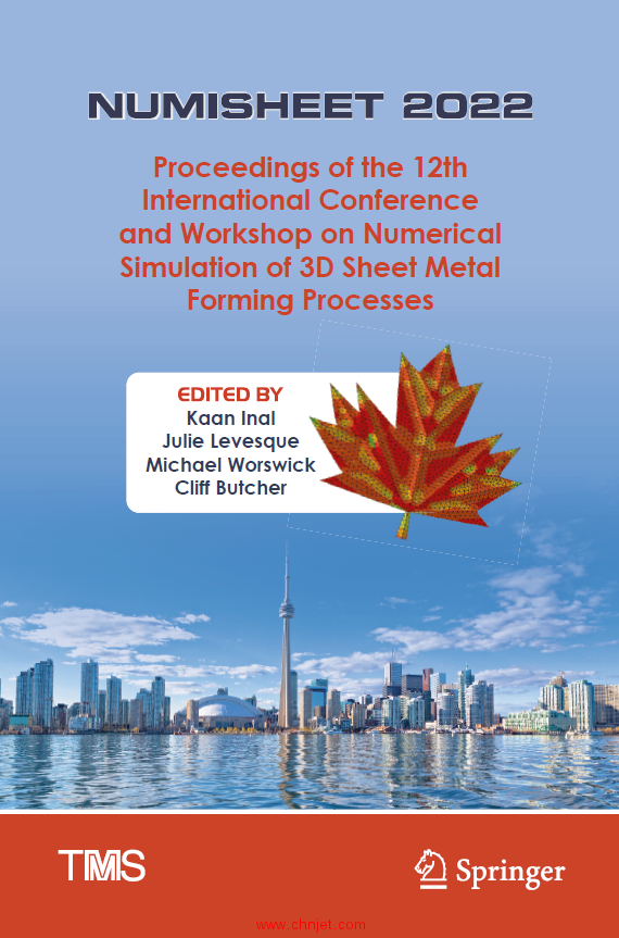 《NUMISHEET 2022：Proceedings of the 12th International Conference and Workshop on Numerical Simulat ...