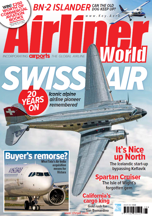 《Airliner World》2022年8月