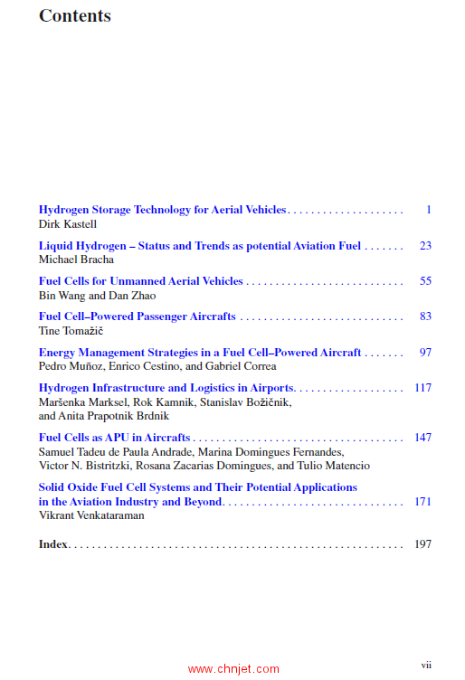 《Fuel Cell and Hydrogen Technologies in Aviation》