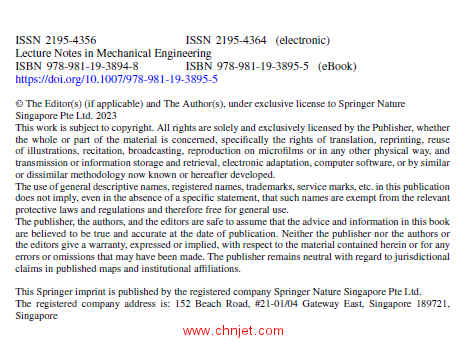 《Recent Advances in Materials Technologies：Select Proceedings of ICEMT 2021》