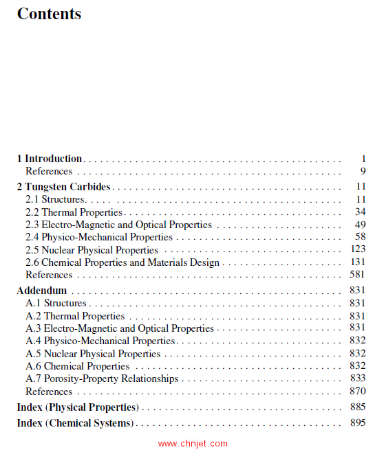 《Ultra-High Temperature Materials IV：Refractory Carbides III (W Carbides)》