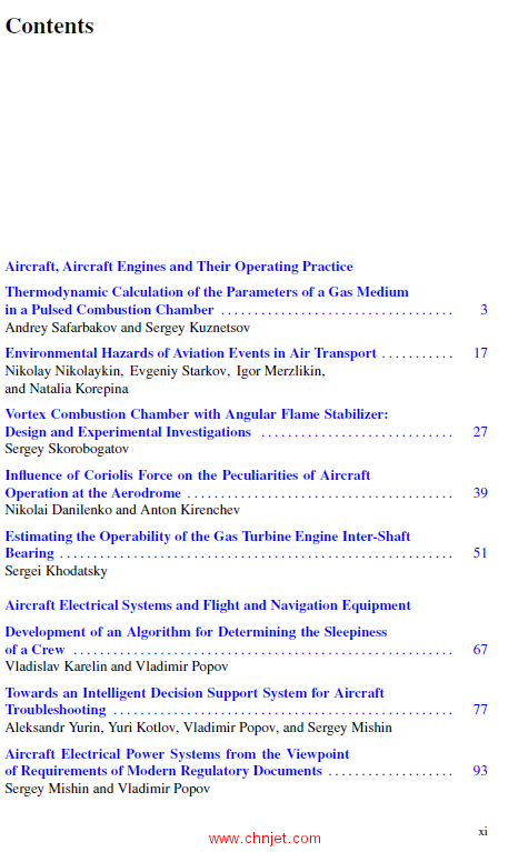 《Proceedings of 10th International Conference on Recent Advances in Civil Aviation》