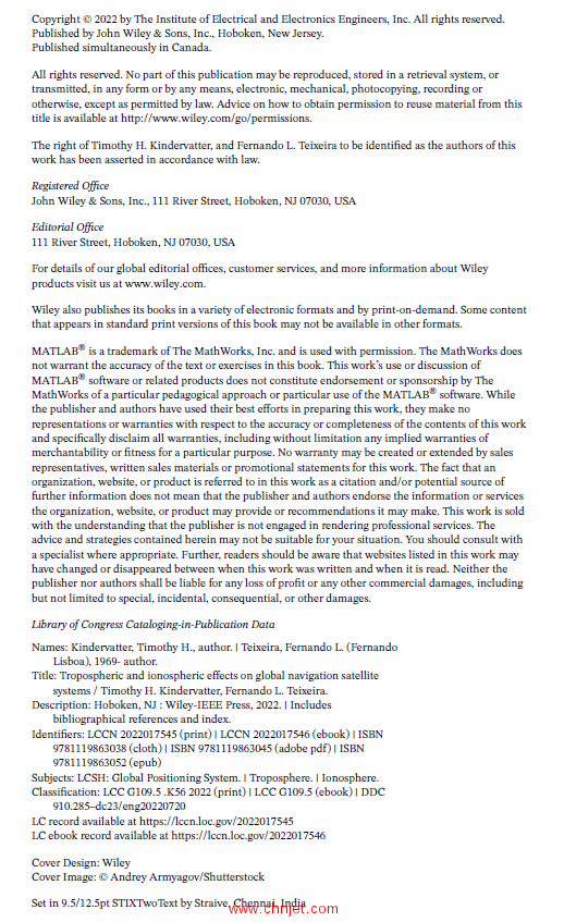 《Tropospheric and Ionospheric Effects on Global Navigation Satellite Systems》