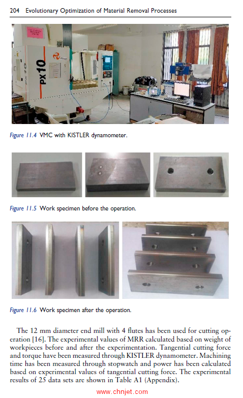 《Evolutionary Optimization of Material Removal Processes》