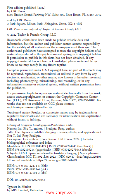 《Physics of Satellite Surface Charging：Causes, Effects, and Applications》