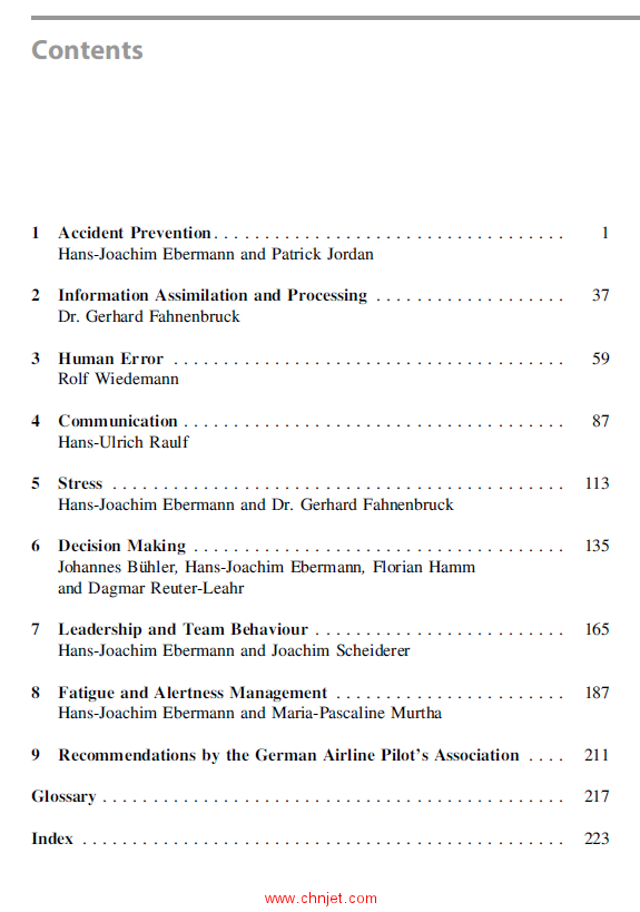 《Human Factors on the Flight Deck：Safe Piloting Behaviour in Practice》