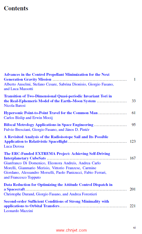 《Modeling and Optimization in Space Engineering：New Concepts and Approaches》