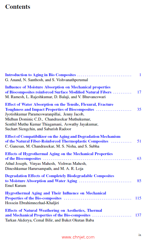 《Aging Effects on Natural Fiber-Reinforced Polymer Composites：Durability and Life Prediction》