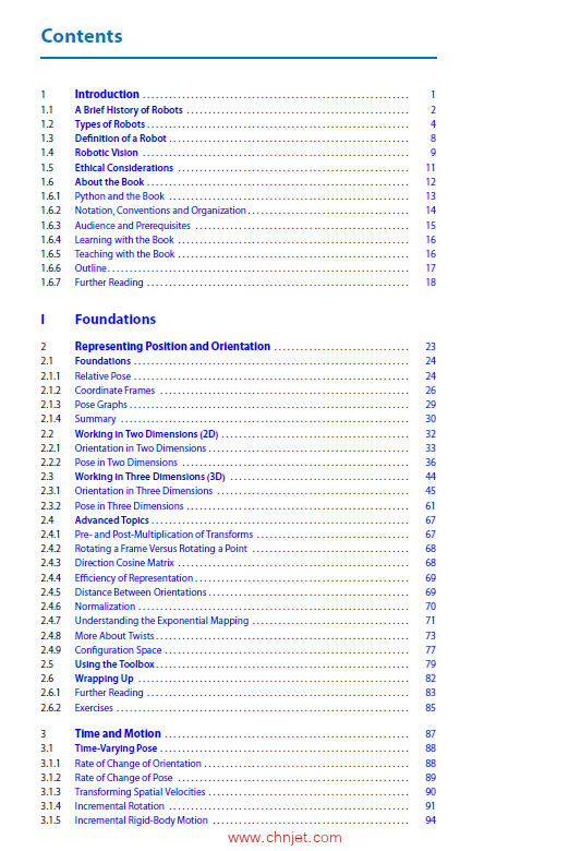 《Robotics, Vision and Control：Fundamental Algorithms in Python》第三版